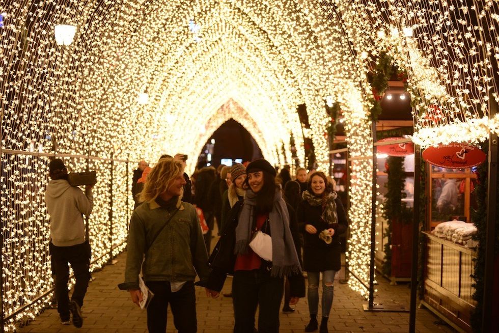 Lund Gruppen Light tunnel Jul i Vinterland