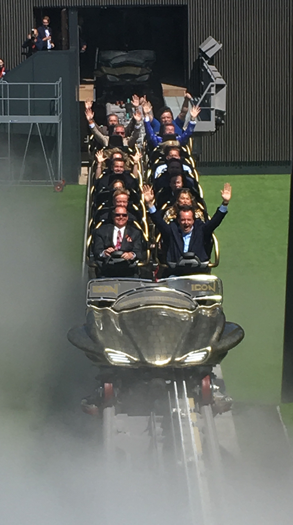 mack rollercoaster ICON opens at Blackpool Pleasure Beach