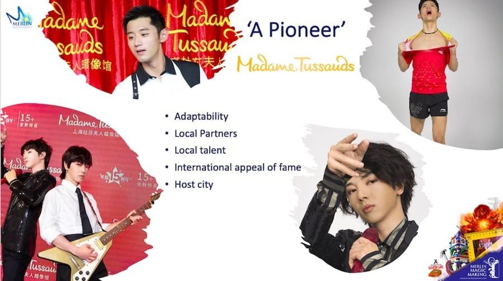 Madame Tussauds pioneer brand