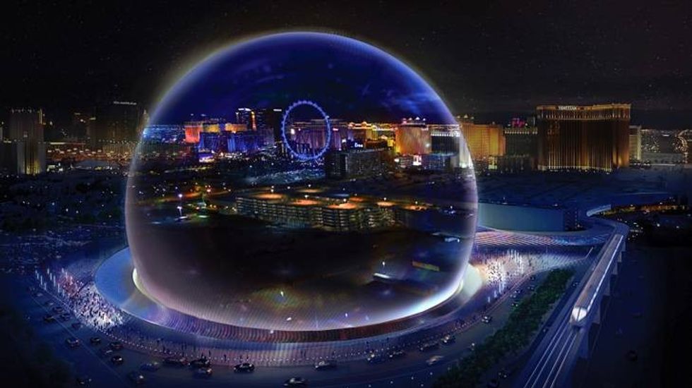 Madison Square Garden sphere arena las vegas sands