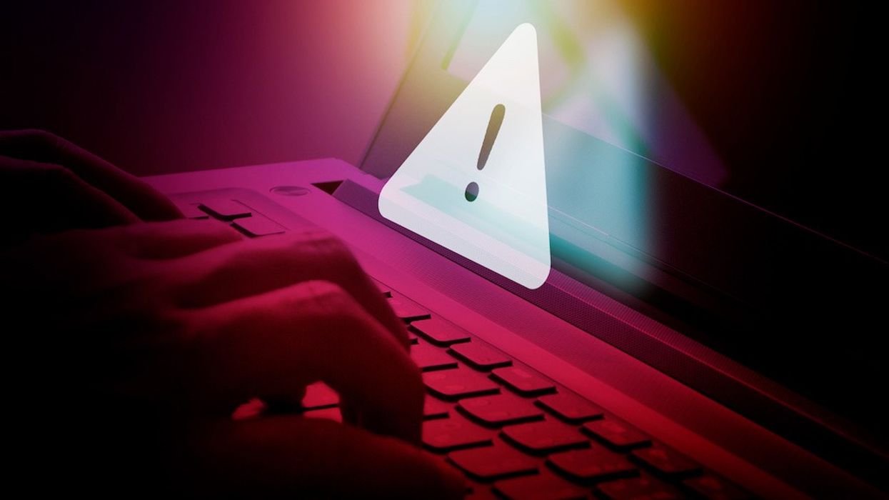 Malware attack virus alert , malicious software infection , cyber security awareness training to protect business information from threat attacks