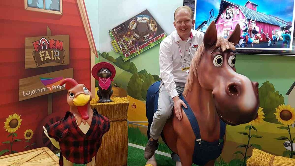 man rides Horse character farm fair gamechanger lagotronics projects