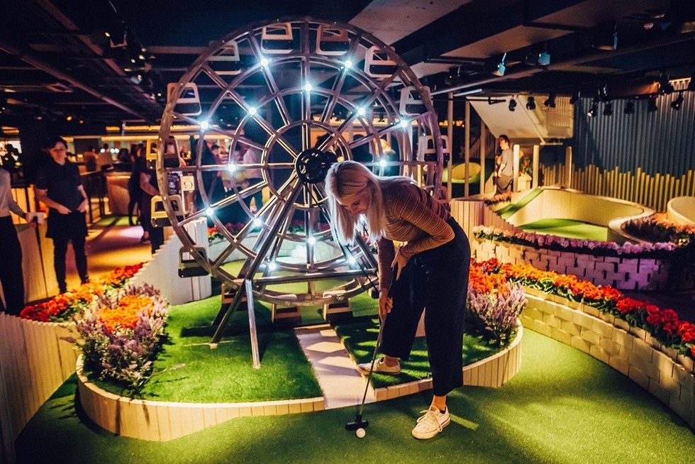 Mance Communications The Big Wheel - Swingers West End golf experience