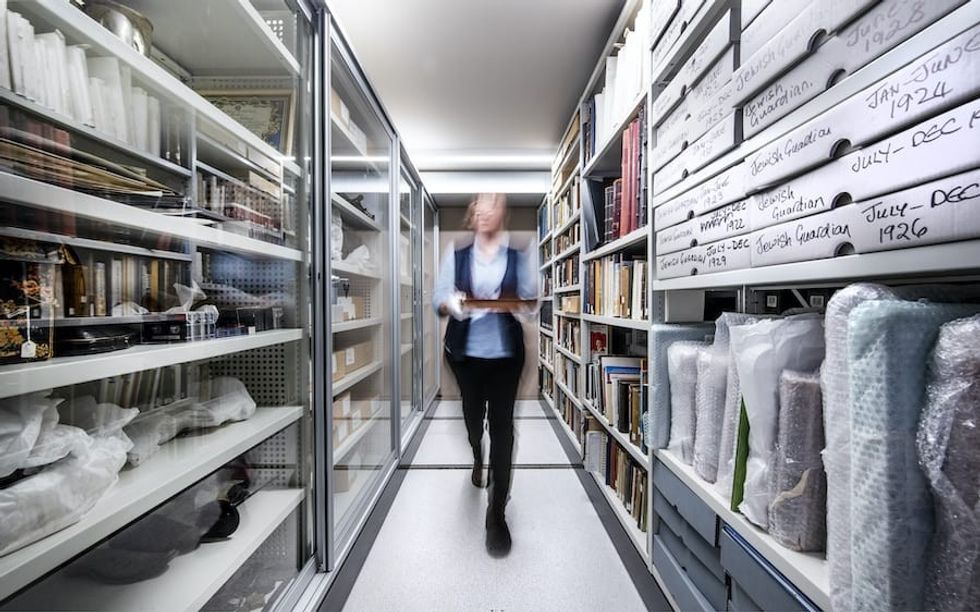 Manchester Museum Jewish Collection Store