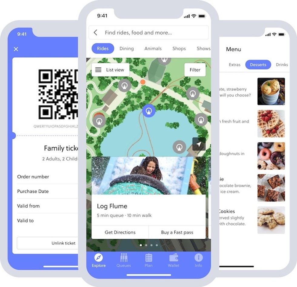 map theme park app