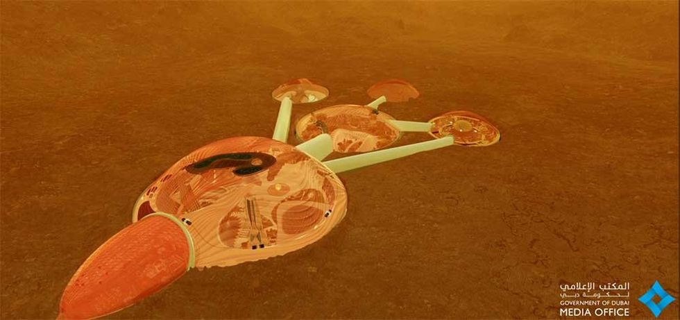 Mars 2117 UAE space programme Mars Science City