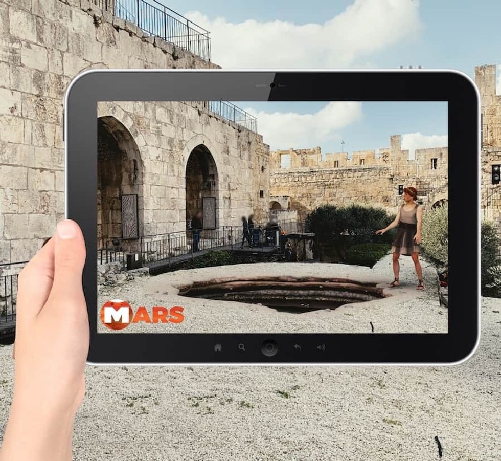 MARS mixed reality storytelling at Tower of David Musuem