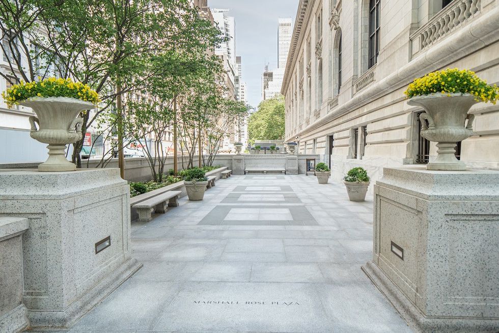 Marshal Rose Plaza New York Library