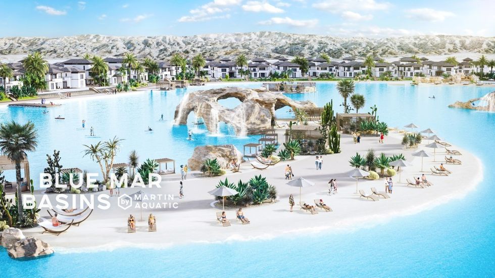 Martin Aquatic Leading Edge Award Blue Mar Basins