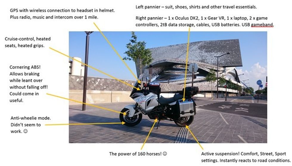 Martin Howe Motorbike