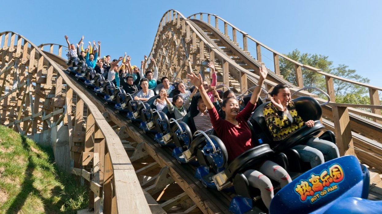 Martin & Vleminckx Time Traveller coaster 10th anniversary