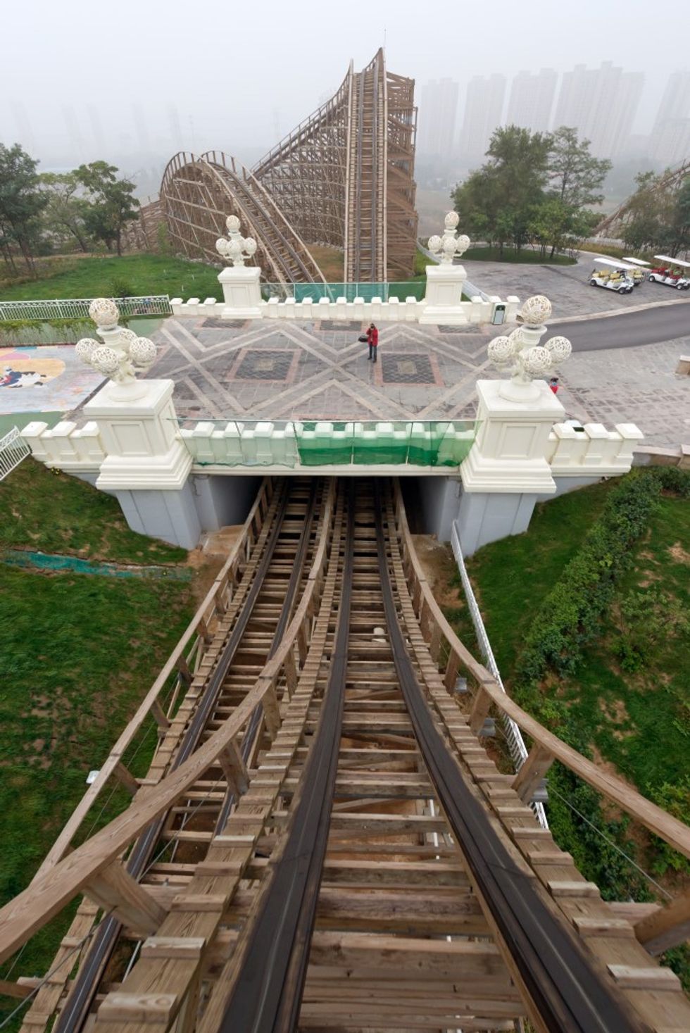 Martin & Vleminckx Time Traveller wooden terrain coaster