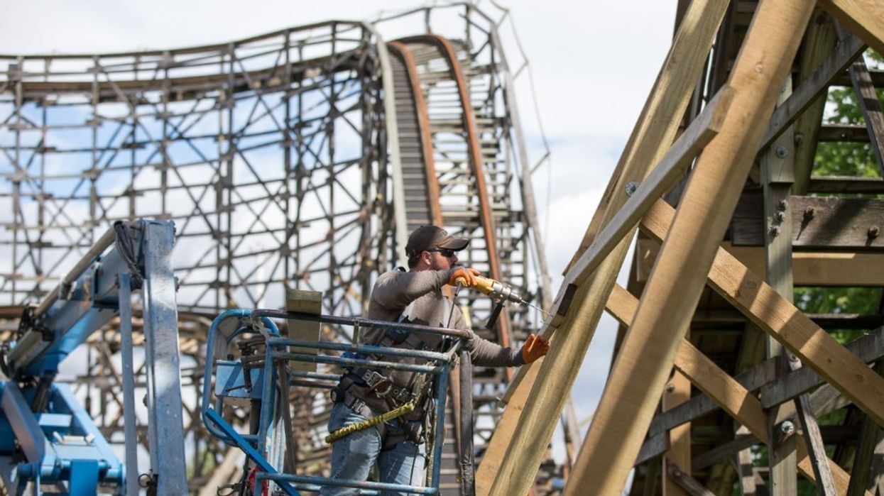 Martin & Vleminckx wooden roller coaster