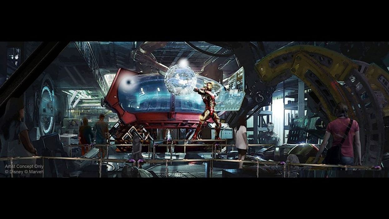 Marvel Super Heroes roller coaster Disneyland Paris