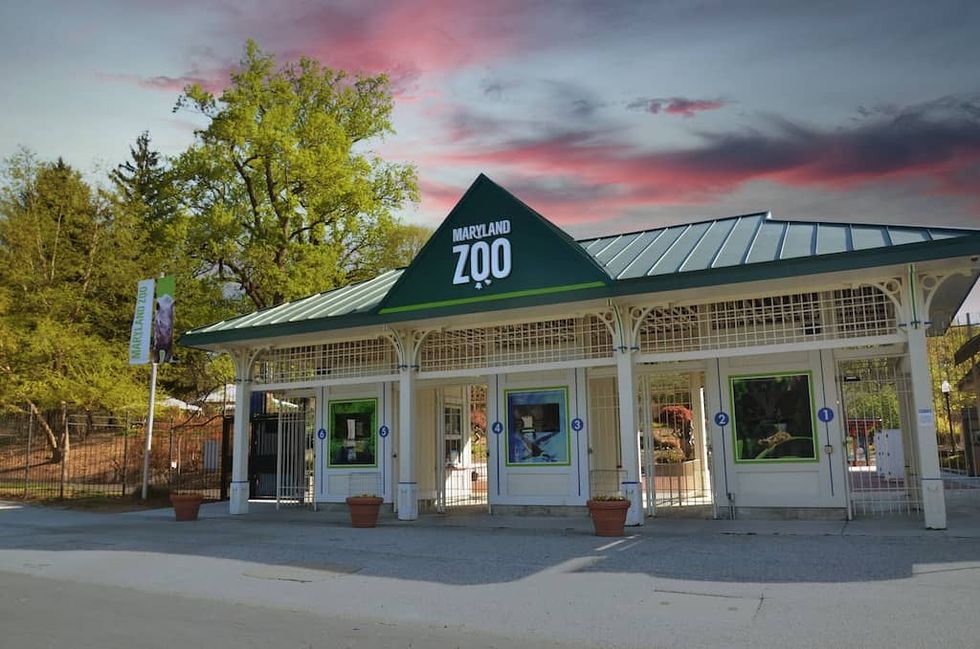 Maryland Zoo entrance