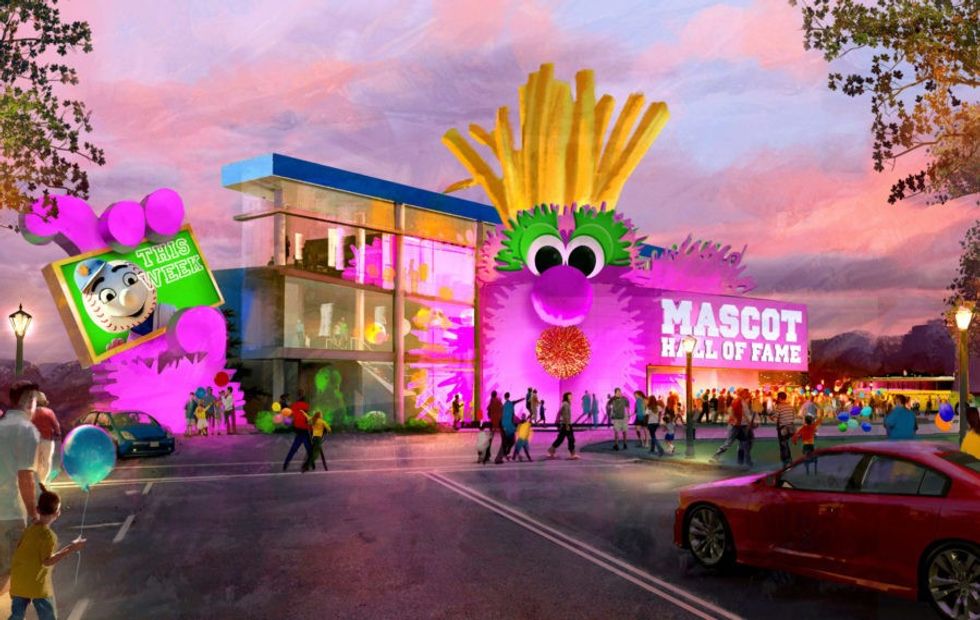 Mascot Hall of Fame Electrosonic brand story blooloop