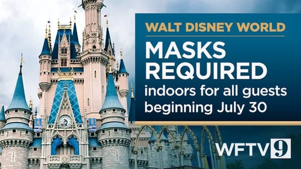 Masks required disney world