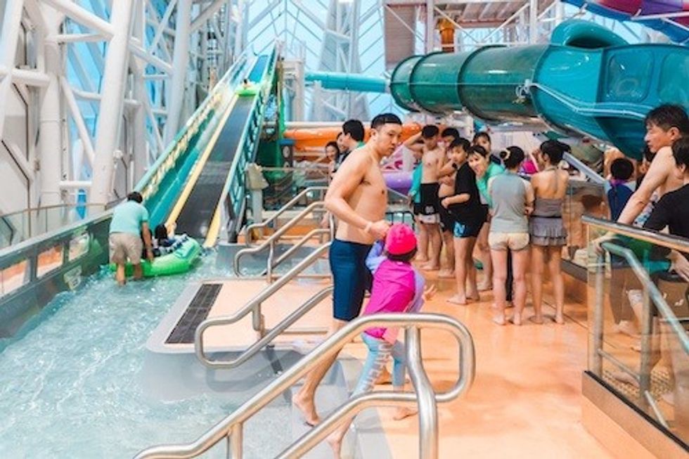 Master Blaster Studio City Water Park Exit