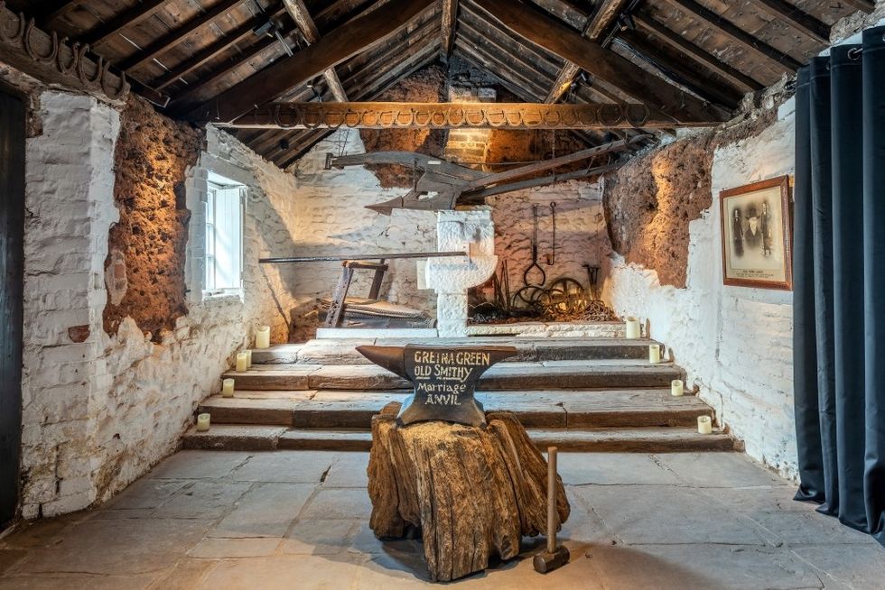 Mather & Co Gretna Green Experience Old Smithy Anvil