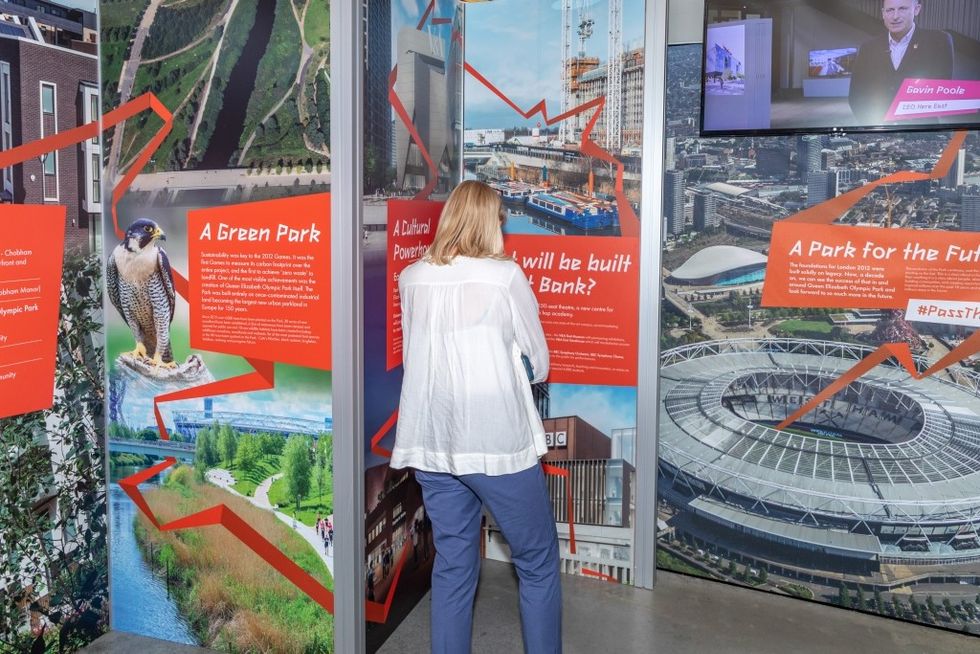 Mather&Co Olympics 10 Year Anniversary Exhibition Display