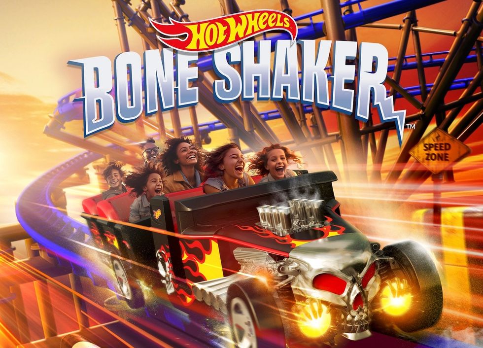 mattel adventure park hot wheels bone shaker coaster