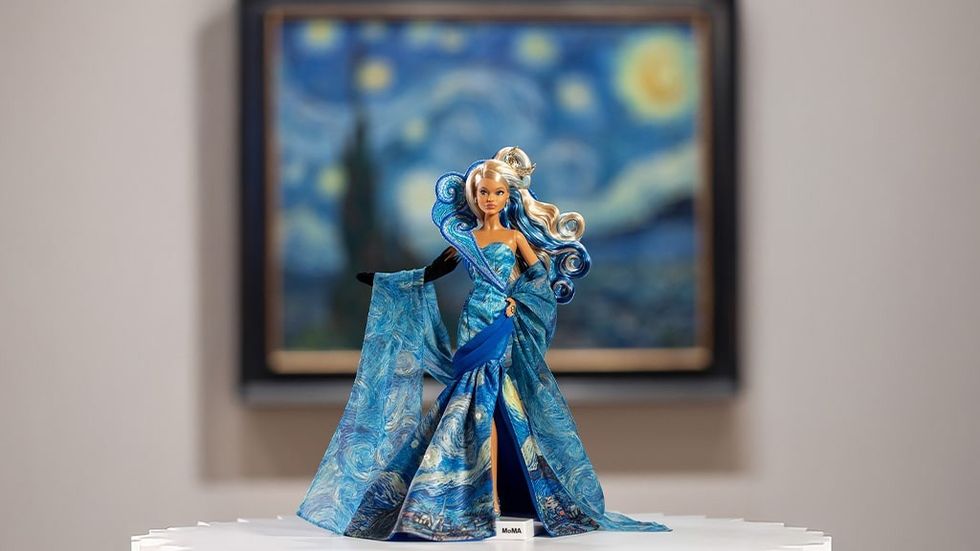 Mattel MOMA barbie starry night