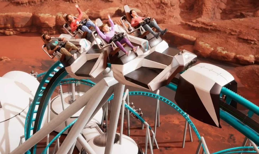 Maurer Rides Omega Coaster top hat