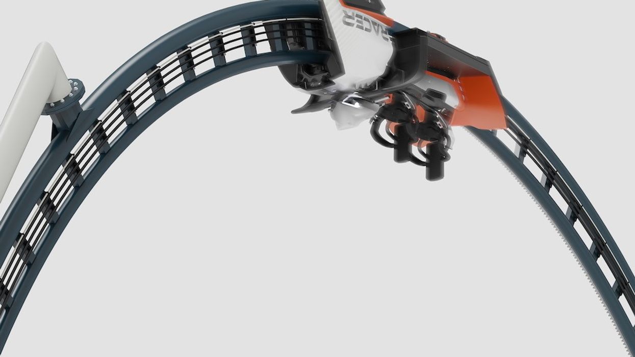 Maurer Rides Spike Coaster Inversion