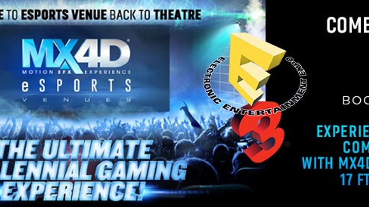 MediaMation unveils the world’s first MX4D® Motion & EFX Esports Gaming Theatre at E3 Los Angeles