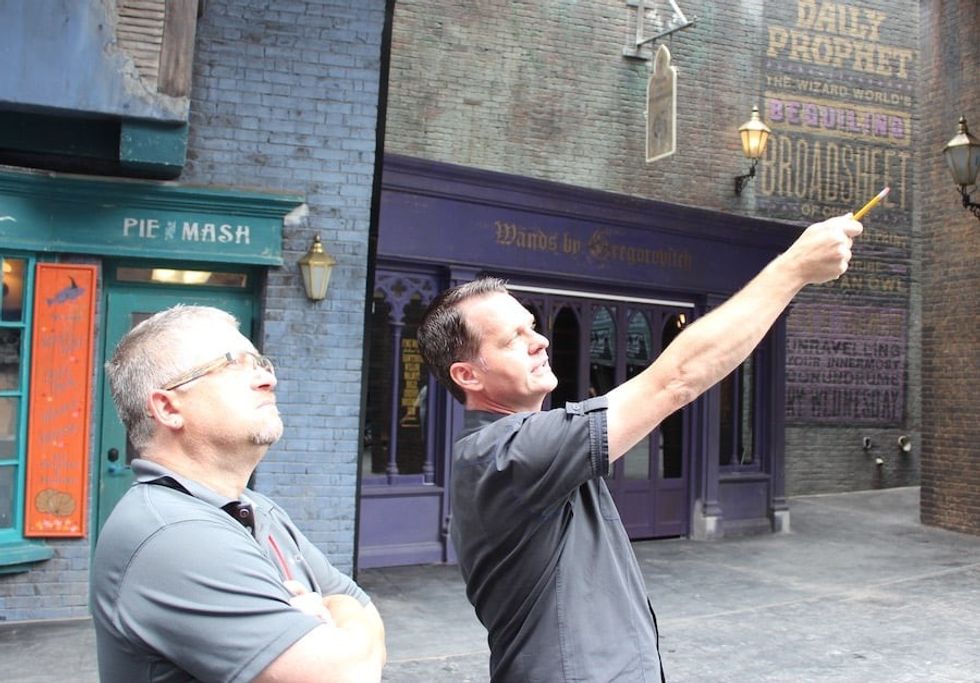 Medici's Chuck Fawcett & Dale Mason diagon alley