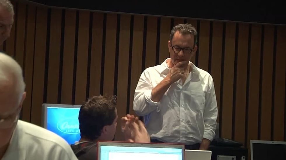 Medici's Daren Ulmer with Tom Hanks