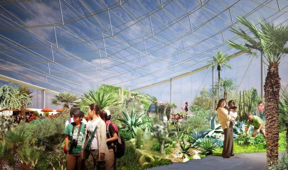 Mediterranean Biome rendering Canada's Diversity Gardens