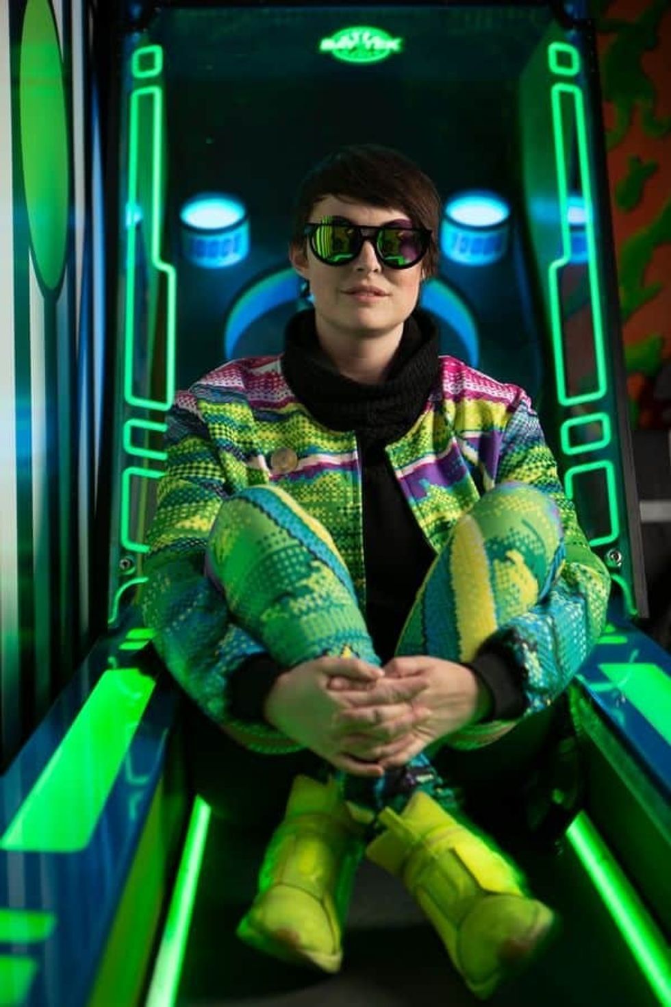 Meow Wolf dark ride Kaleidoscape Emily Montoya