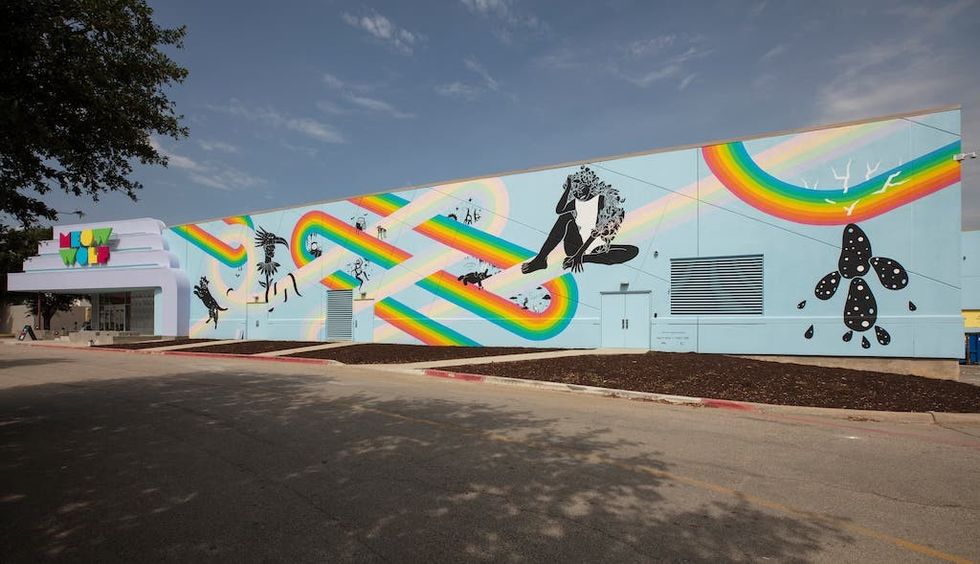 Meow Wolf Mural