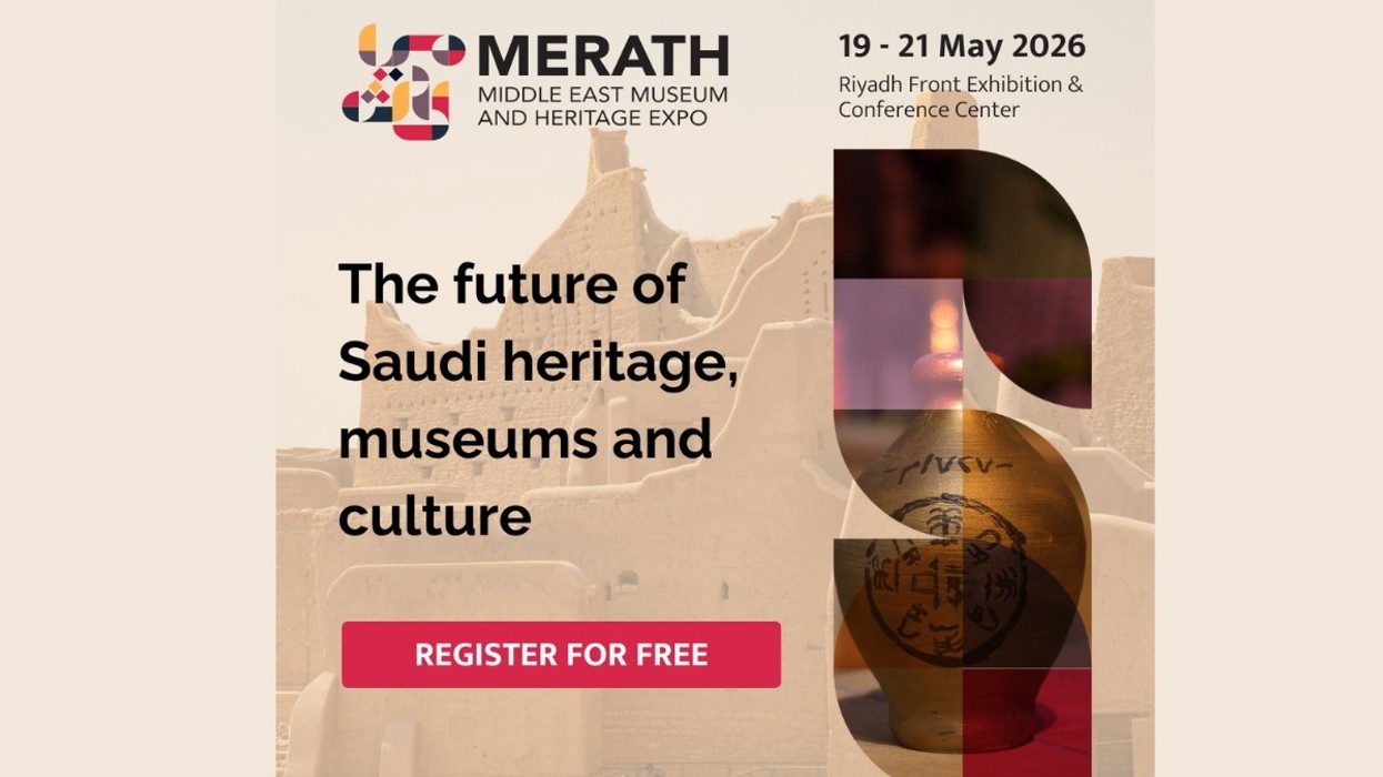 "MERATH Expo 2026: Future of Saudi Heritage, Museums, Culture. Register for free."