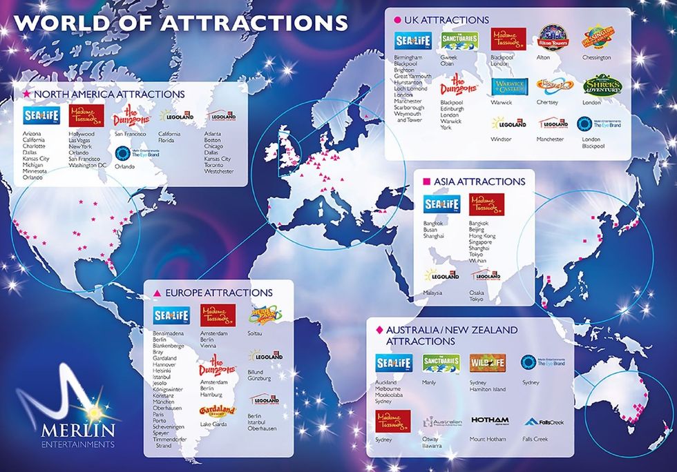 Merlin Entertainment's world of attractions