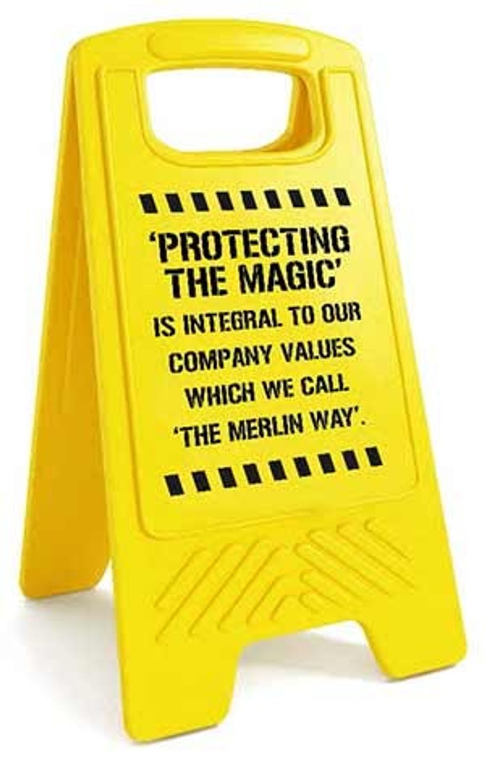 merlin entertainments HSS safety protecting the magic sign