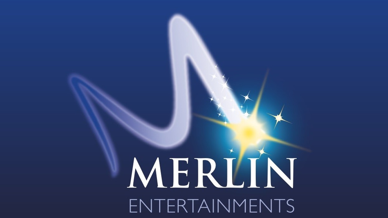 Merlin Entertainments logo. Legoland discovery centre, bear grylls,