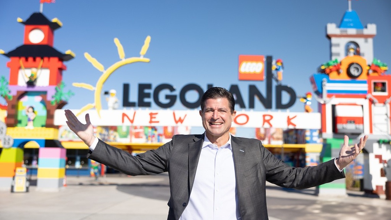 Merlin's Scott O'Neil at Legoland New York
