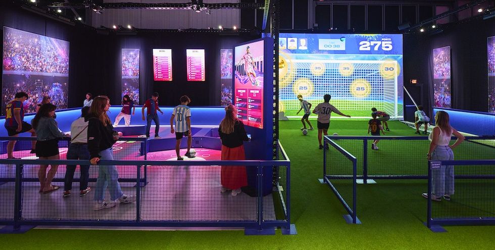 Messi Experience interactives innovation in brand experiences