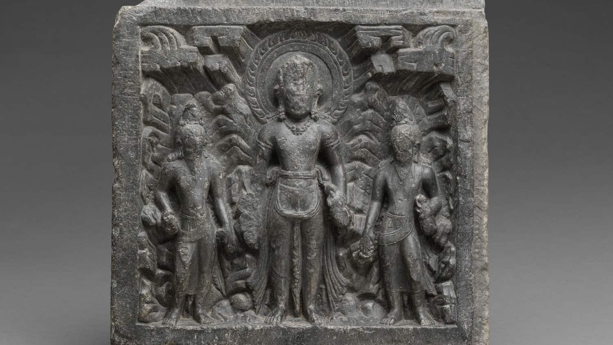 met museum nepal stone sculpture