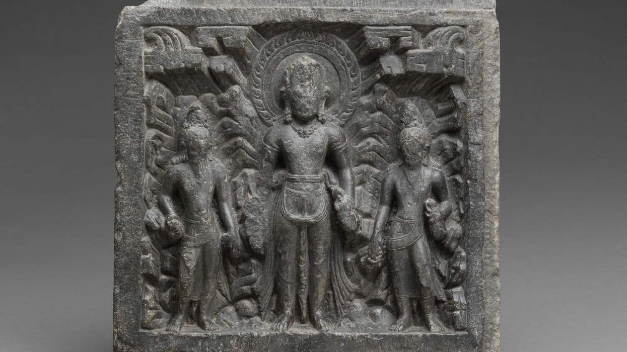 met museum nepal stone sculpture