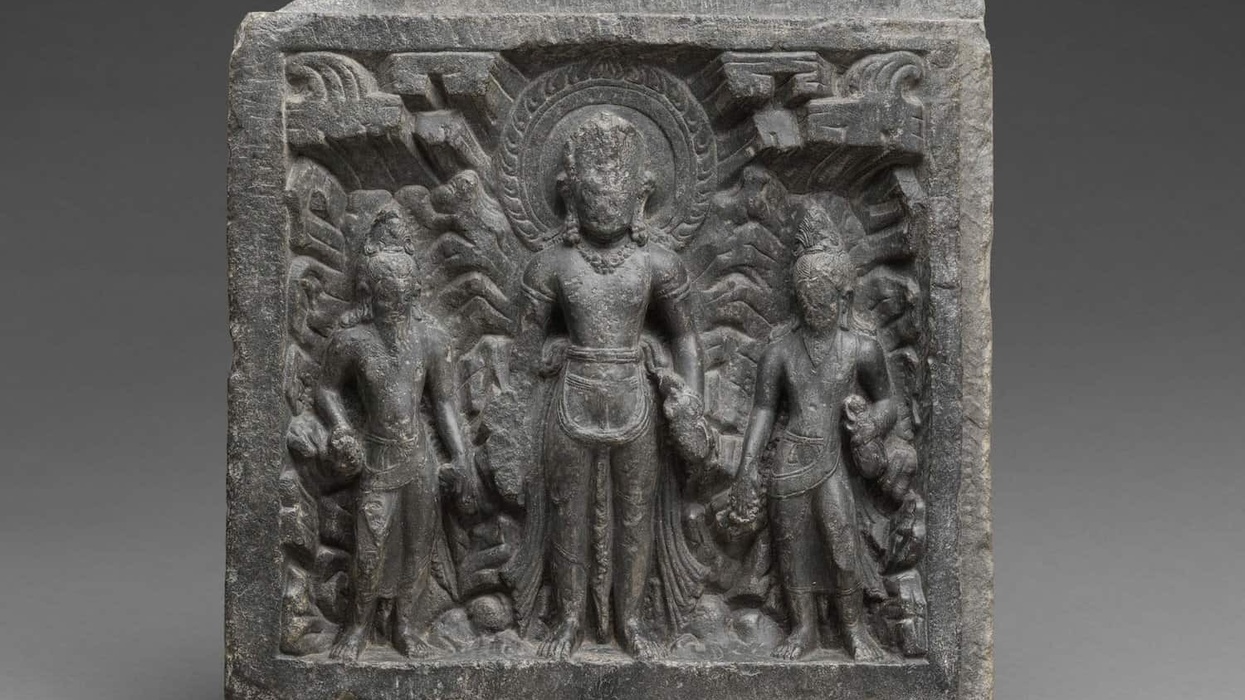 met museum nepal stone sculpture