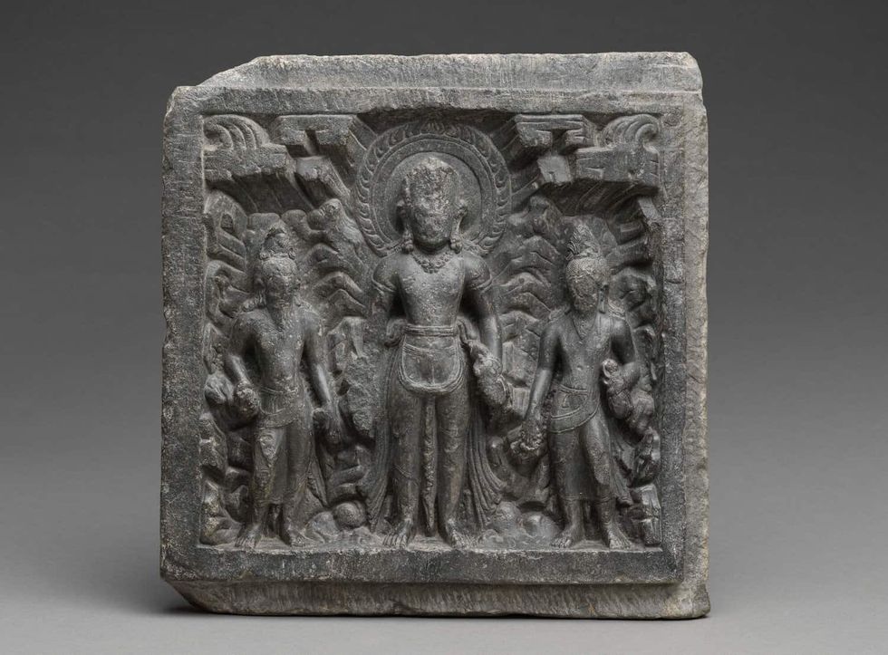 met museum nepal stone sculpture