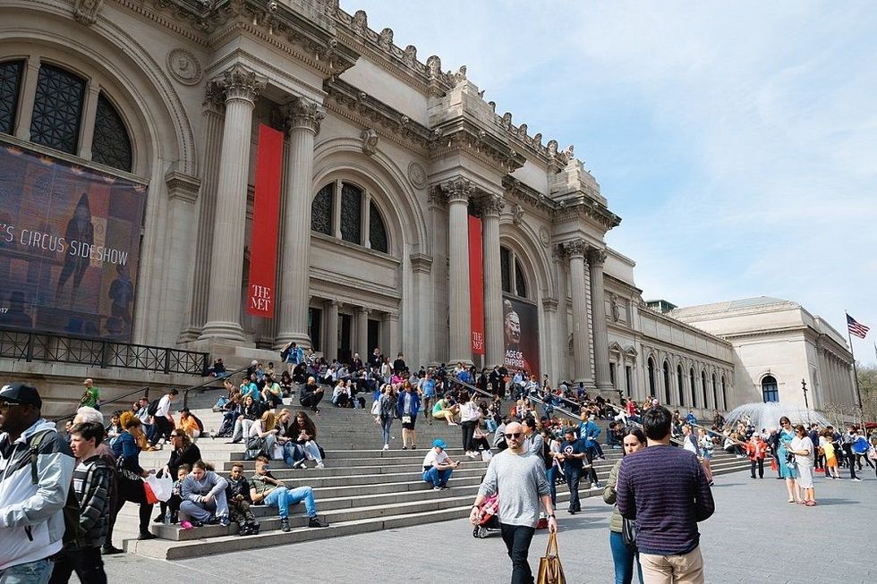Metropolitan Museum of Art exterior. The Met.
