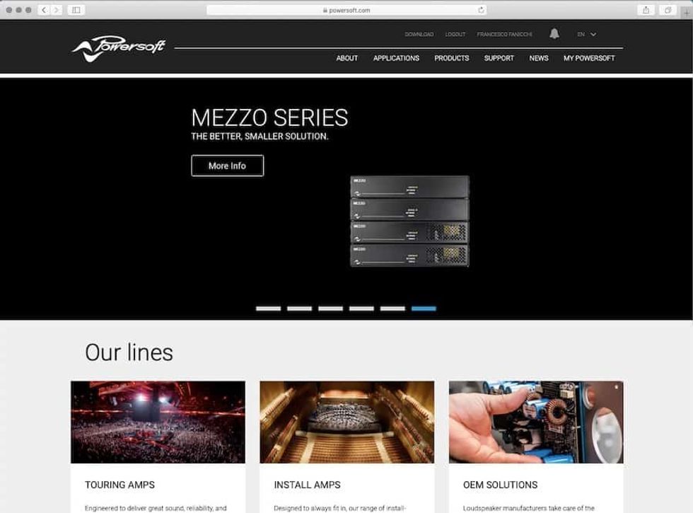 Mezzo Series Powersoft