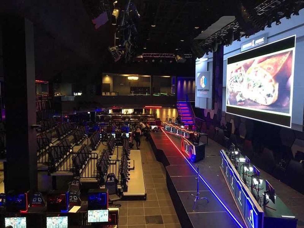 mgm arena presentation projection screen human-centered design