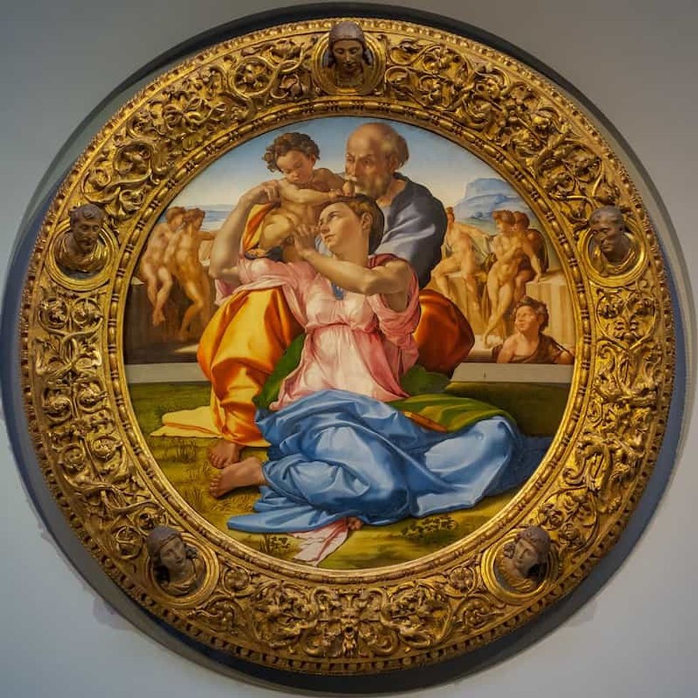 Michelangelo Buonarroti, Doni Tondo, 1507.