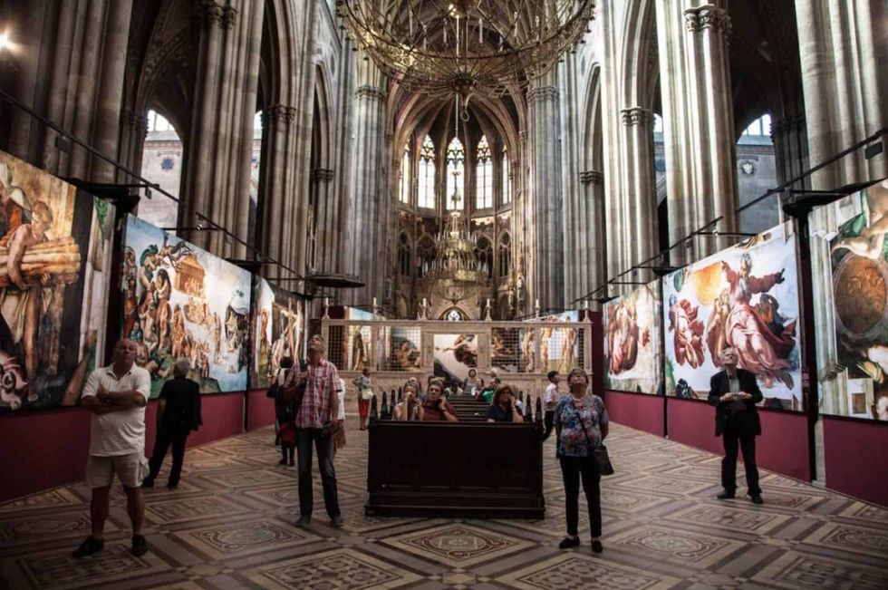 michelangelo's sistine chapel exhibition