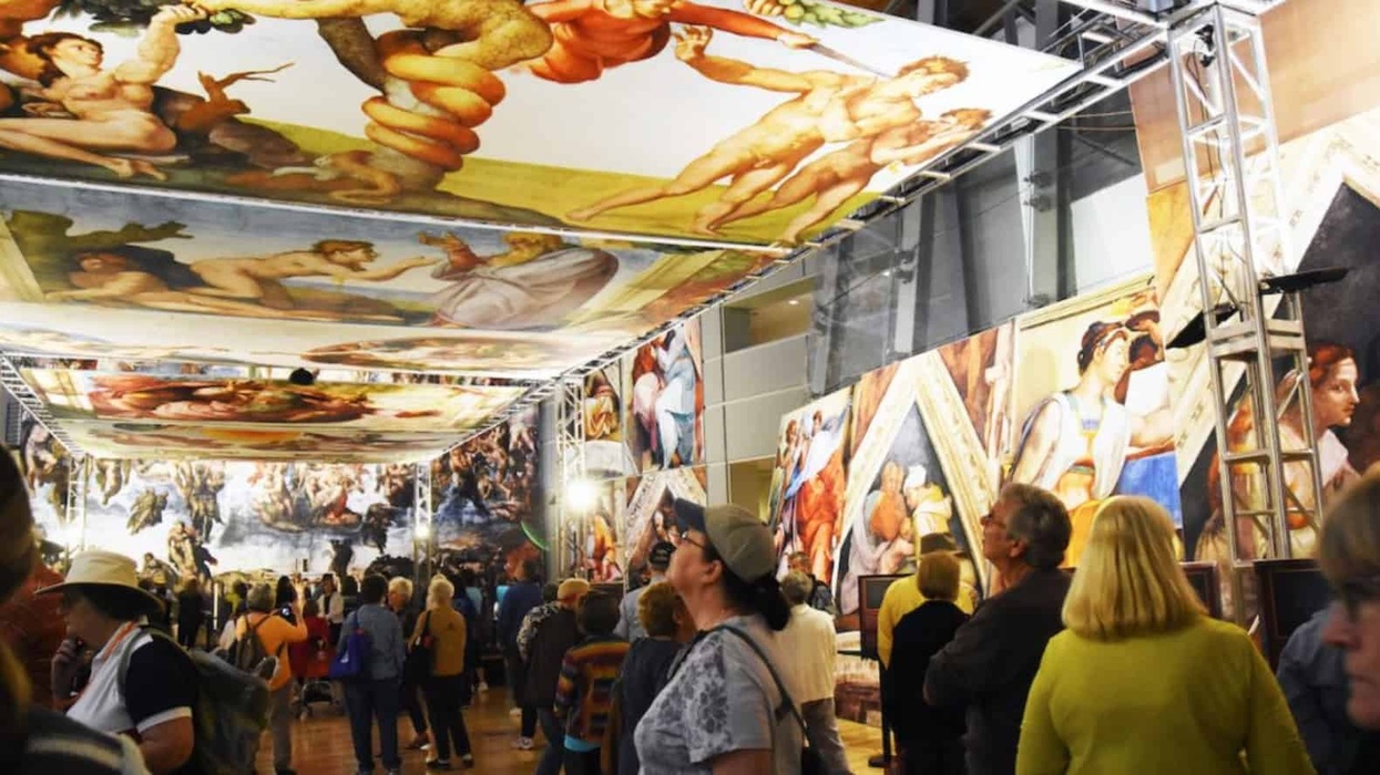 michelangelo's sistine chapel exhibition